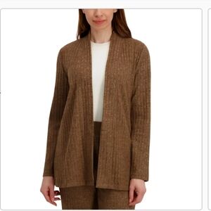 (5)Andrew Marc Ladies Rib Knit Open Front Cardigan